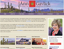 Tablet Screenshot of anngavlick.com